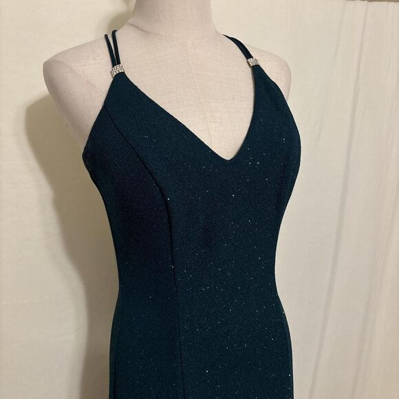 green sparkly prom dress - Picture 3 of 5